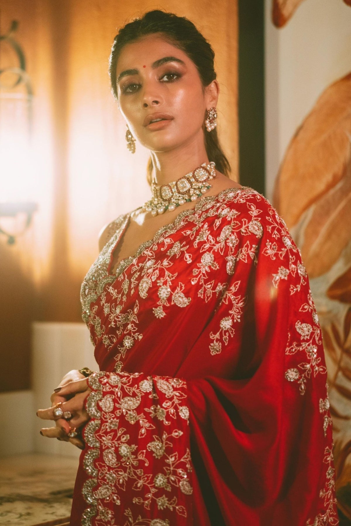 Pooja Hegde in Mrunalini Rao