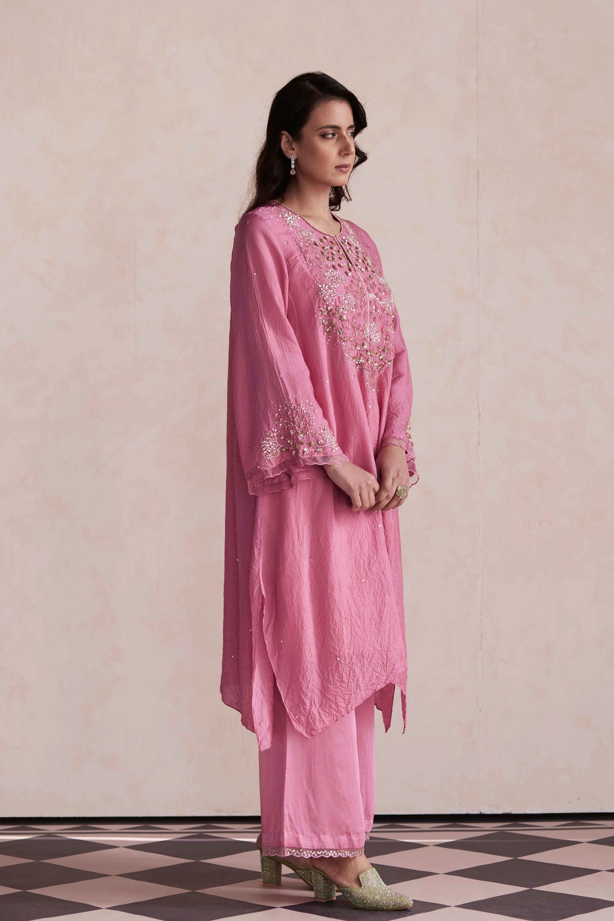 Rose Pink Tunic Set