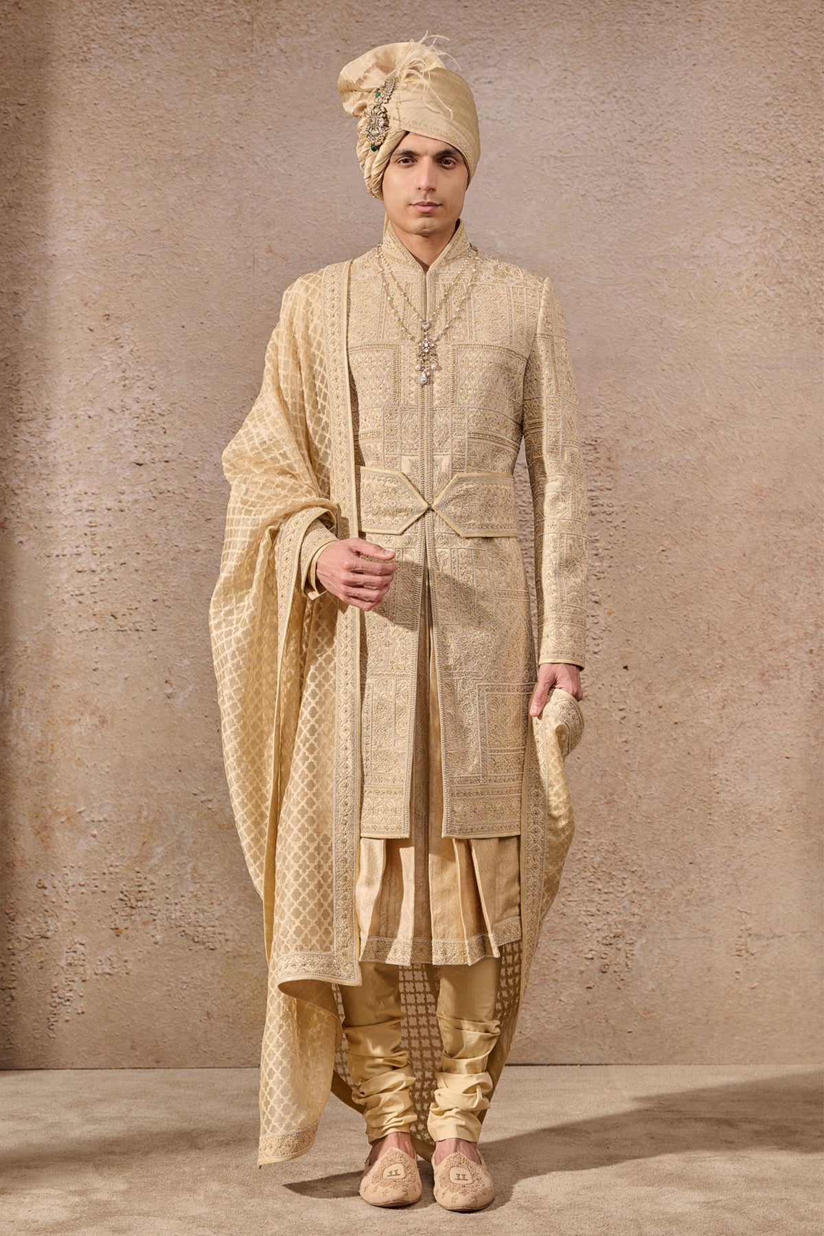 Classic Hand-embroidered Sherwani