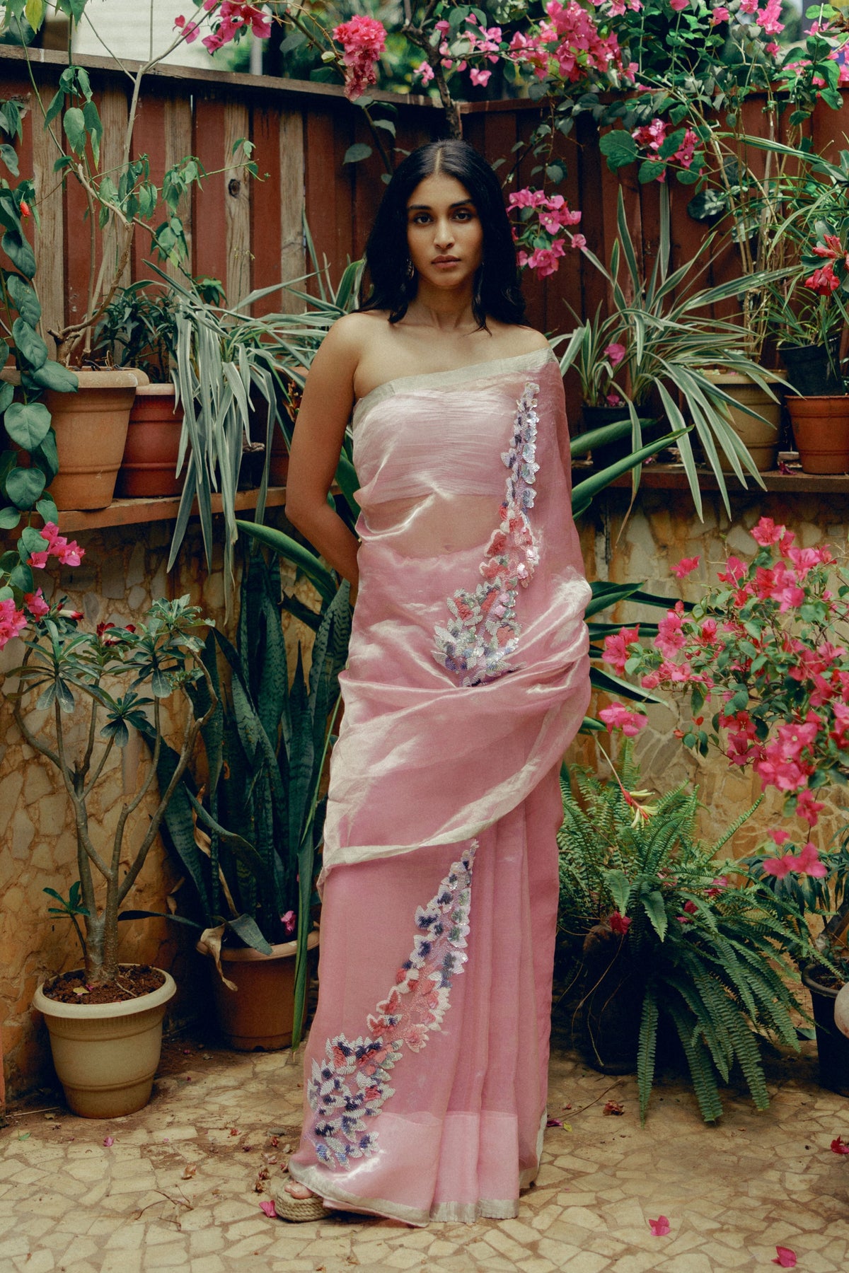 Bluebonnet Saree