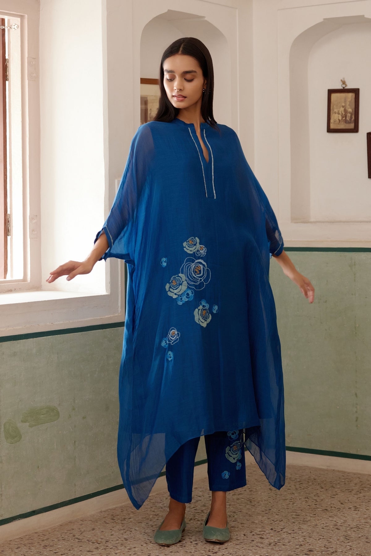 Sapphire Applique Tunic Set