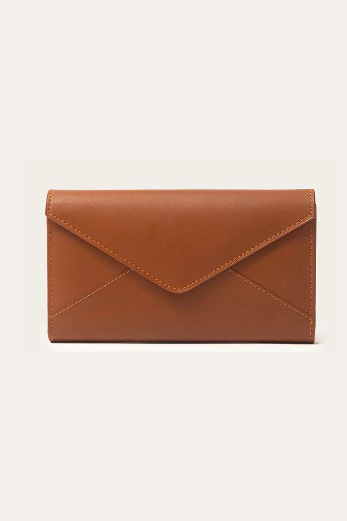 Tan Carolena Clutch