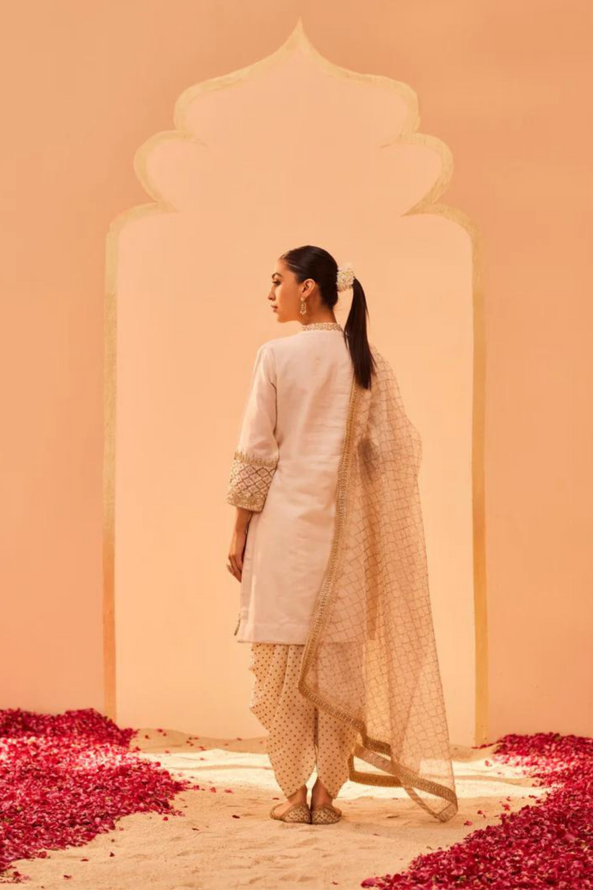 Faheeda Ivory Kurta Set