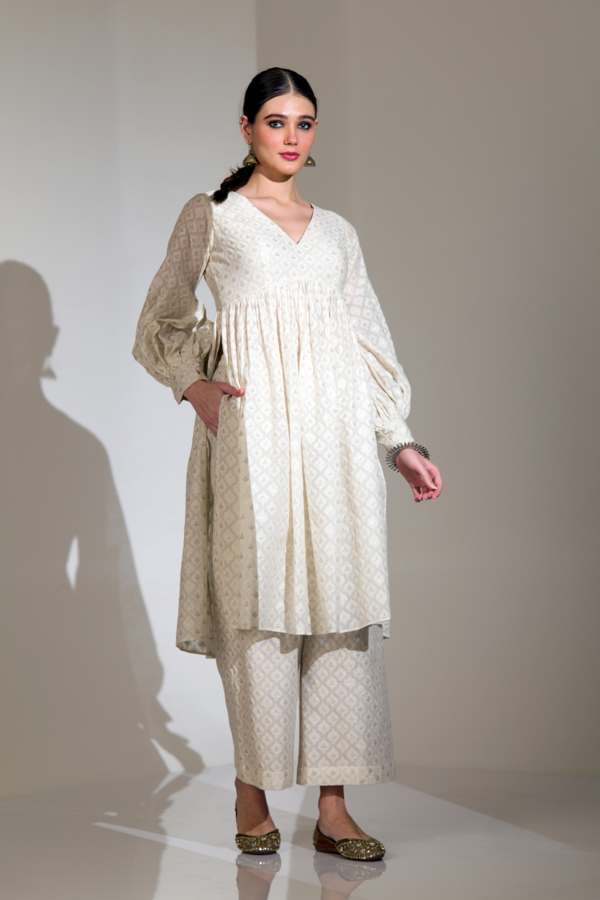 Sophisticated High Volume Kurta Plazzoo Set