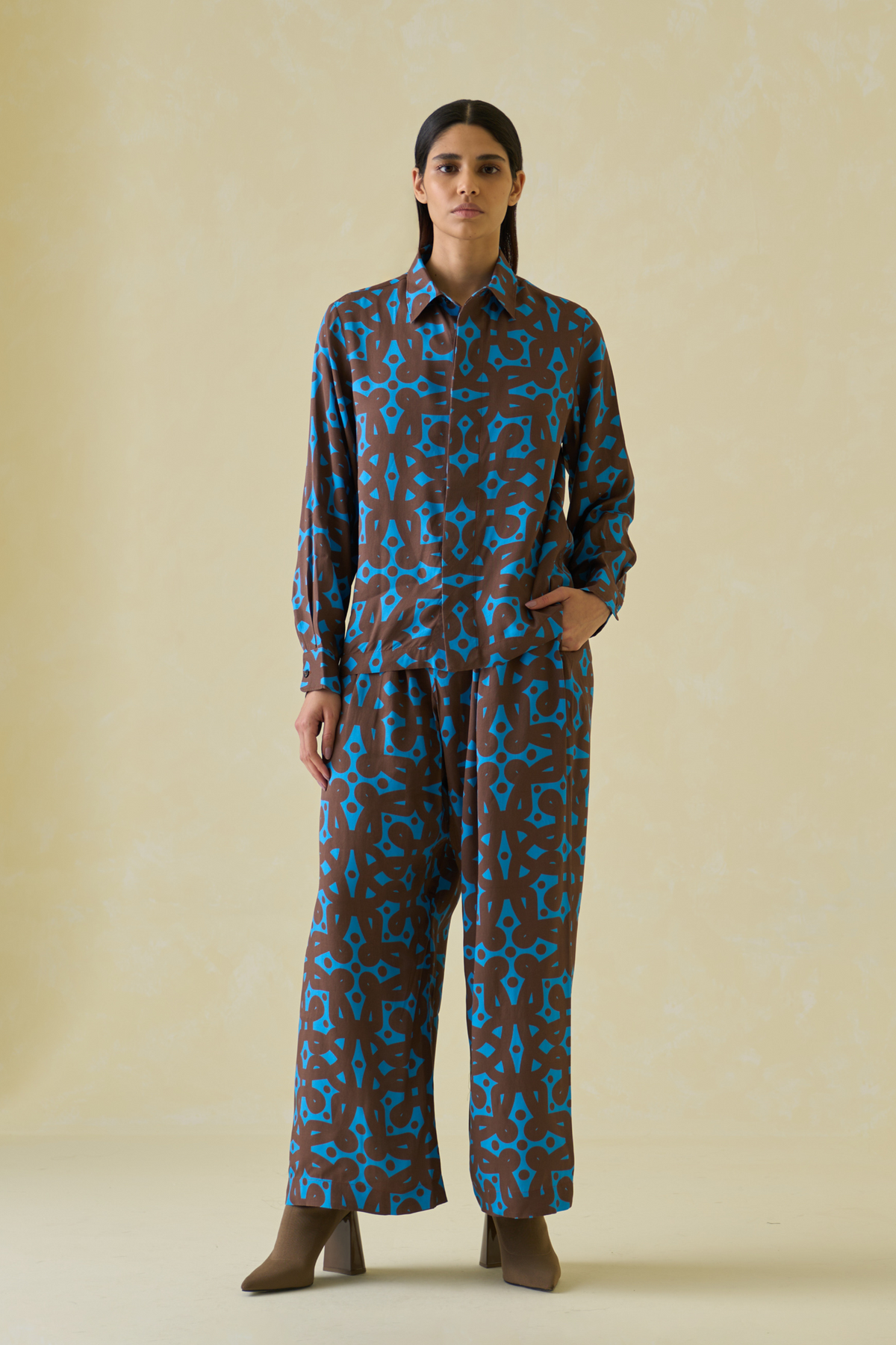 Mocha Kolam Trousers