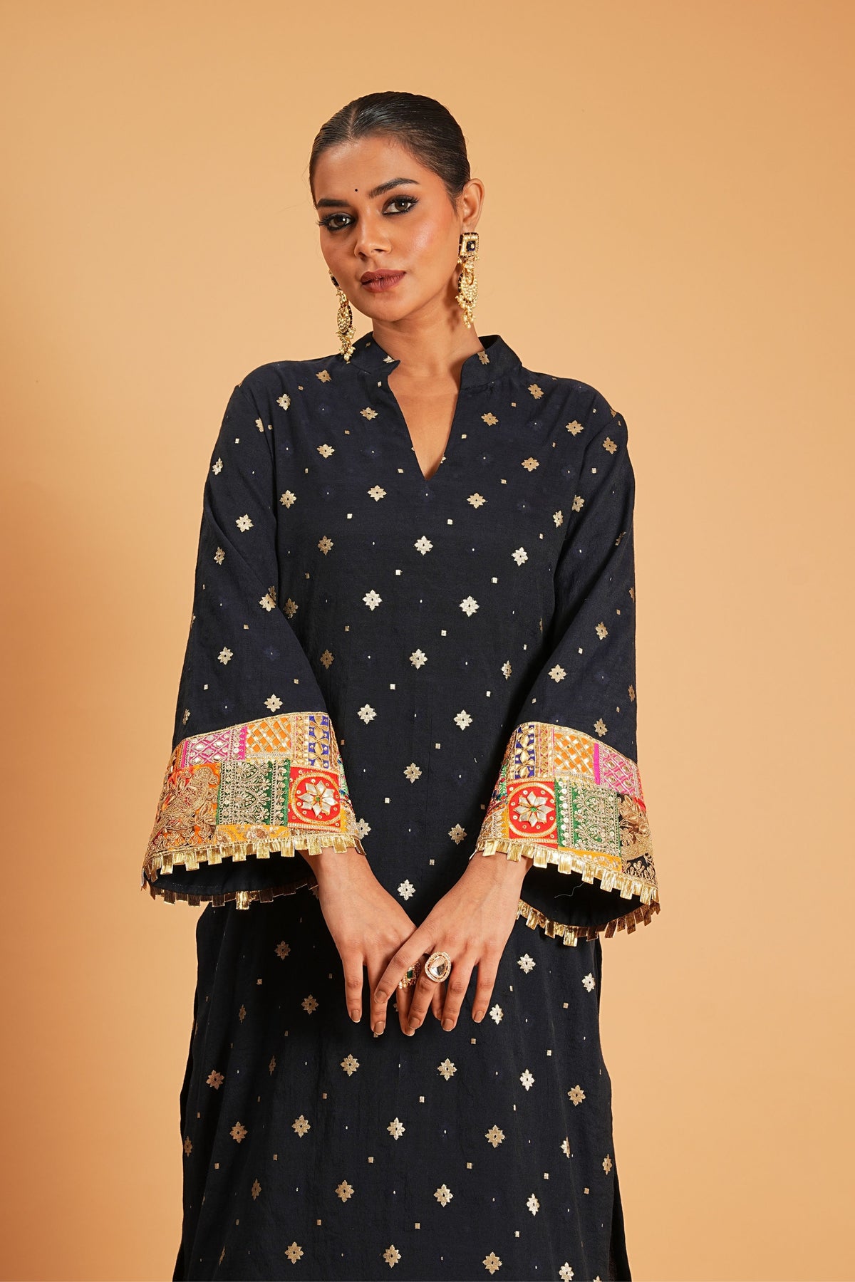 Navy Kurta Set