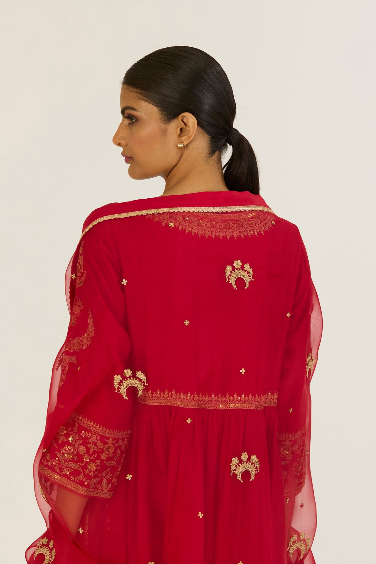 Ajanta Red Dupatta