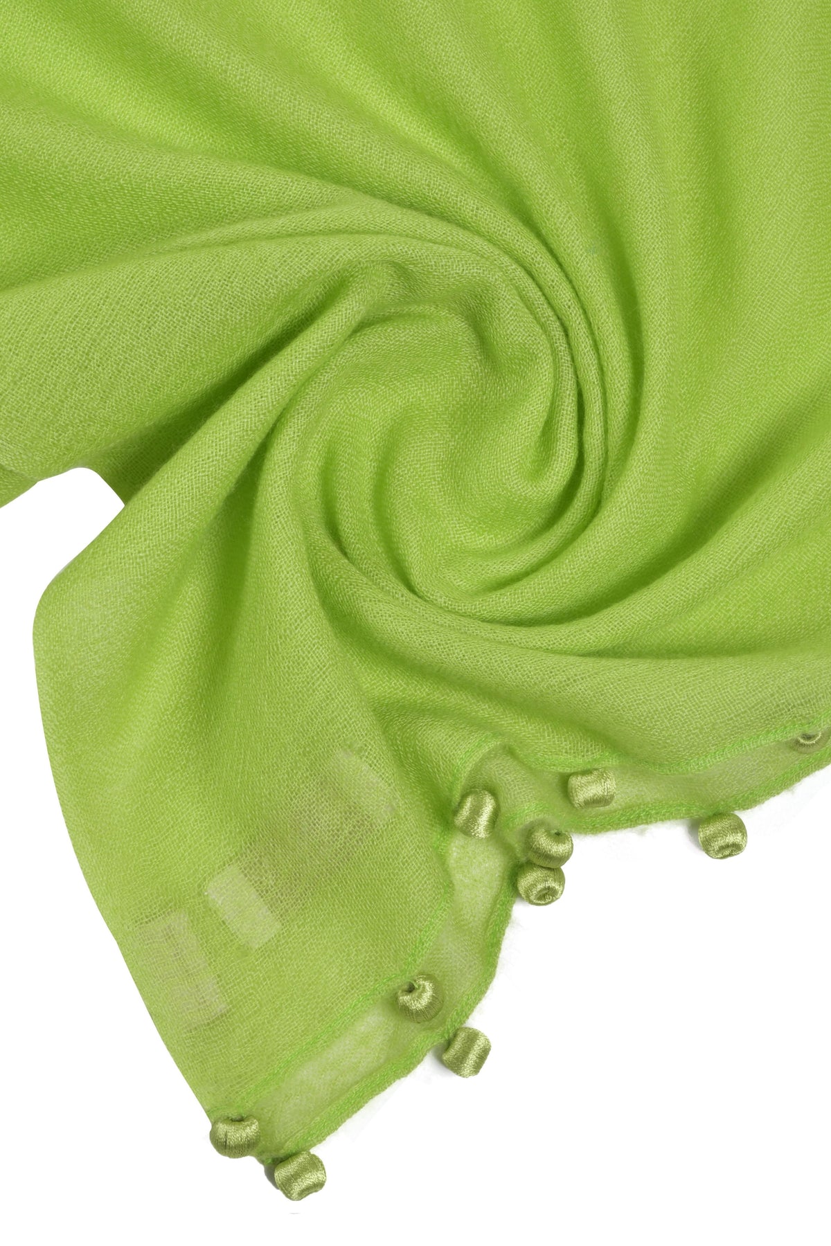 Green Pebbles Cashmere Square