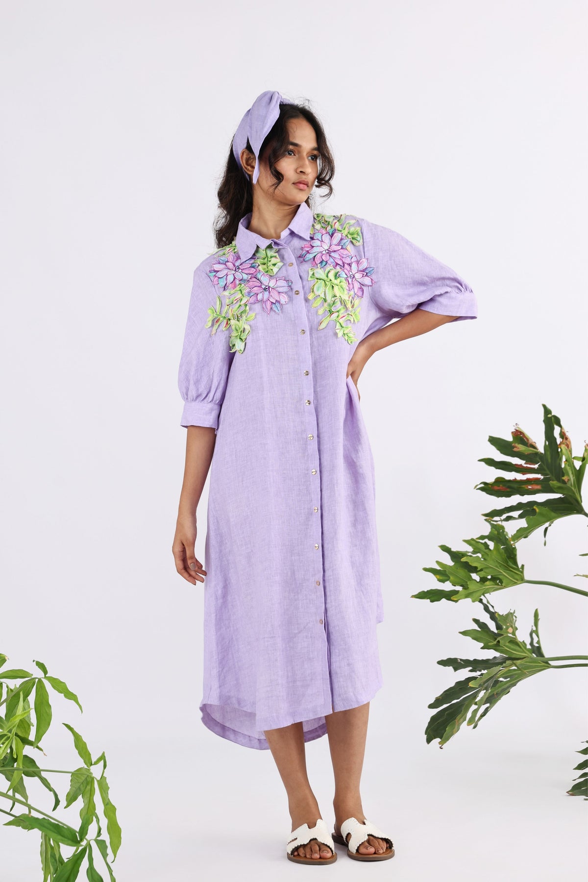 Mauve Moonglow Long Dress