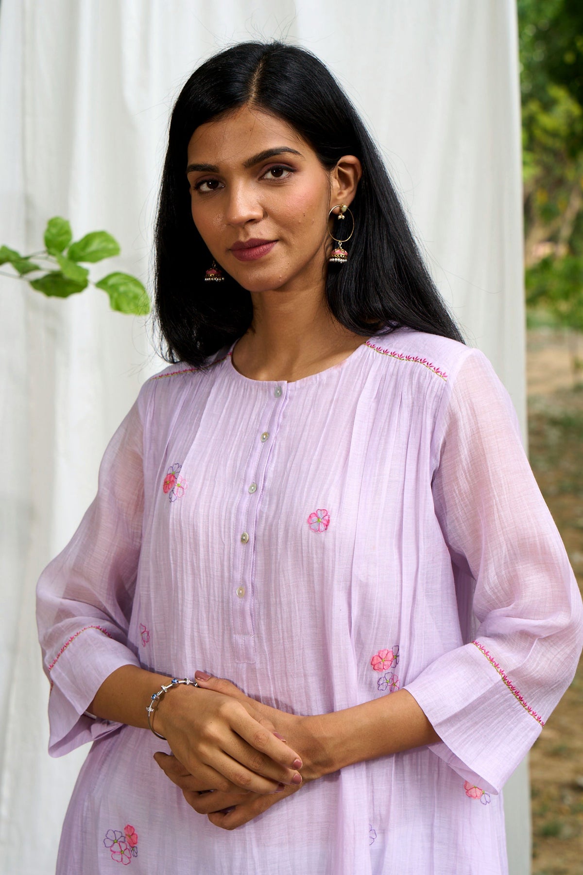 Lilac Kurta Set