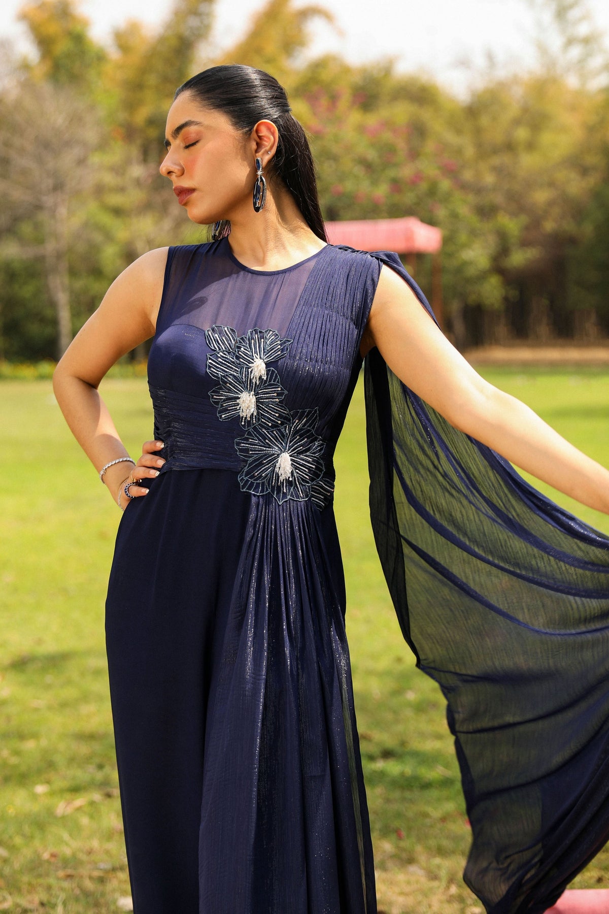 Sanam Navy Blue Jumpsuit