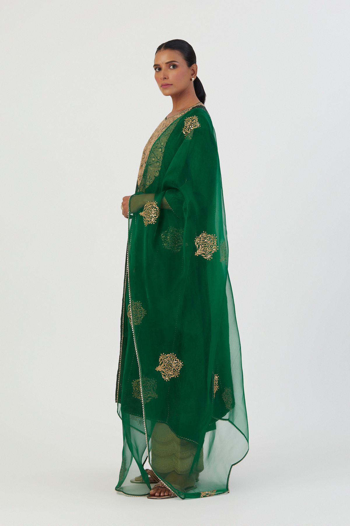 Green Deepa Dupatta