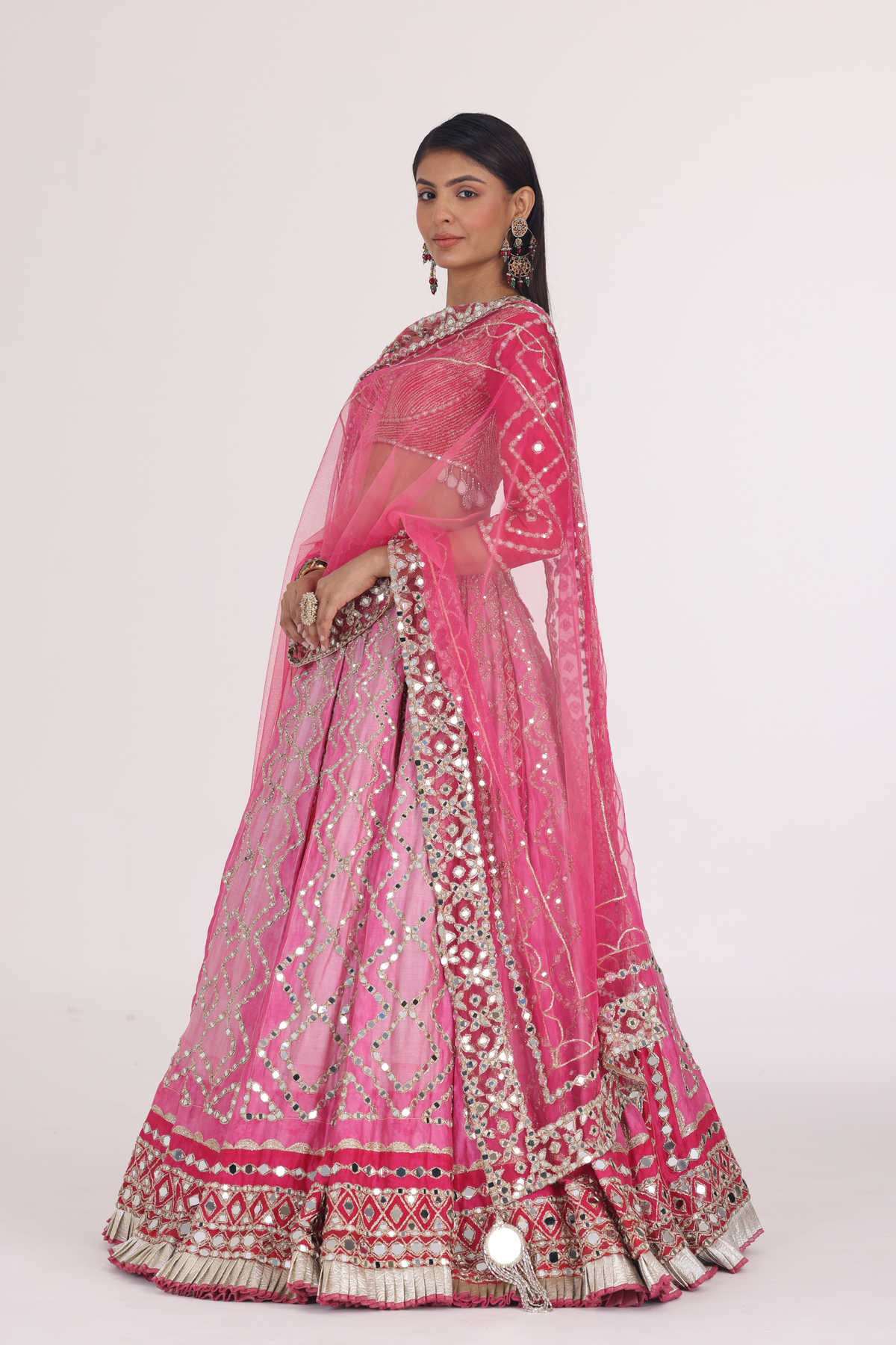 Begam Hues Printed Lehenga Set