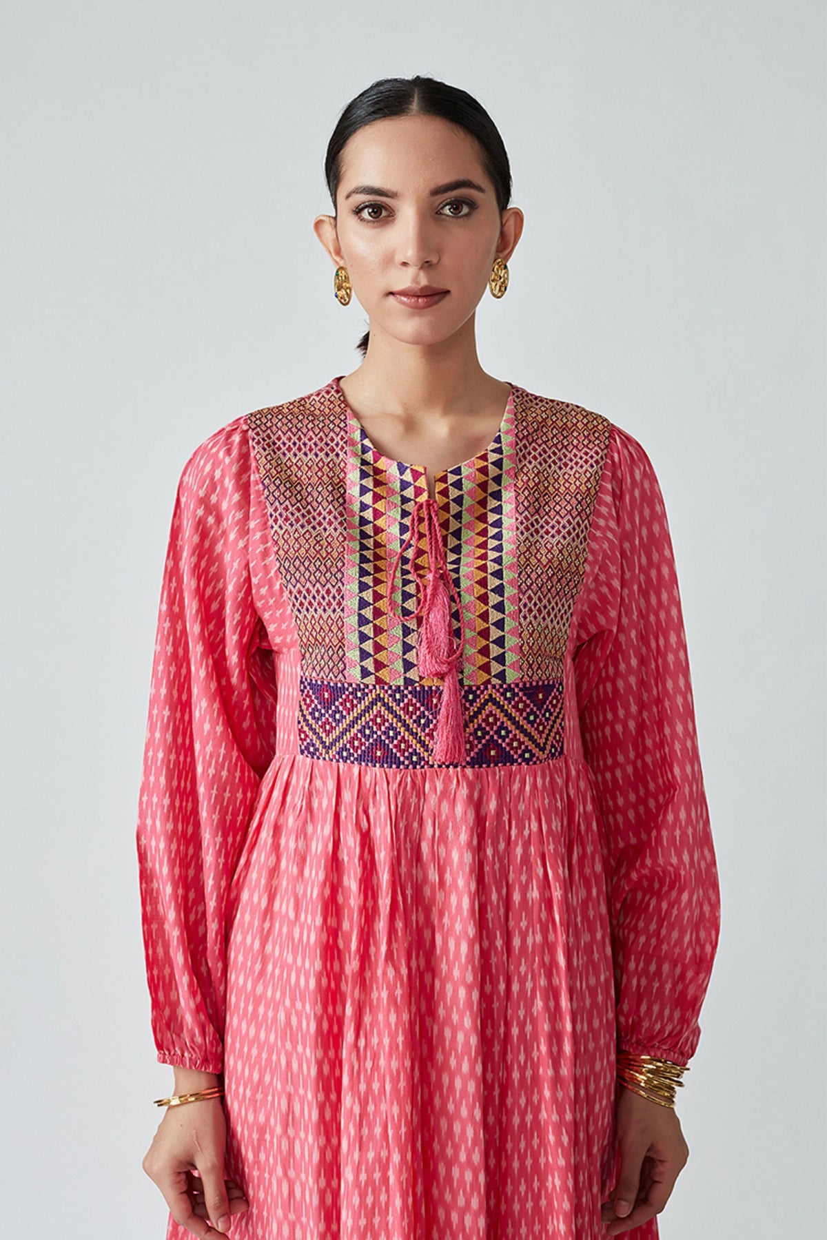 Menelaus Handloom Ikat Kurta Set