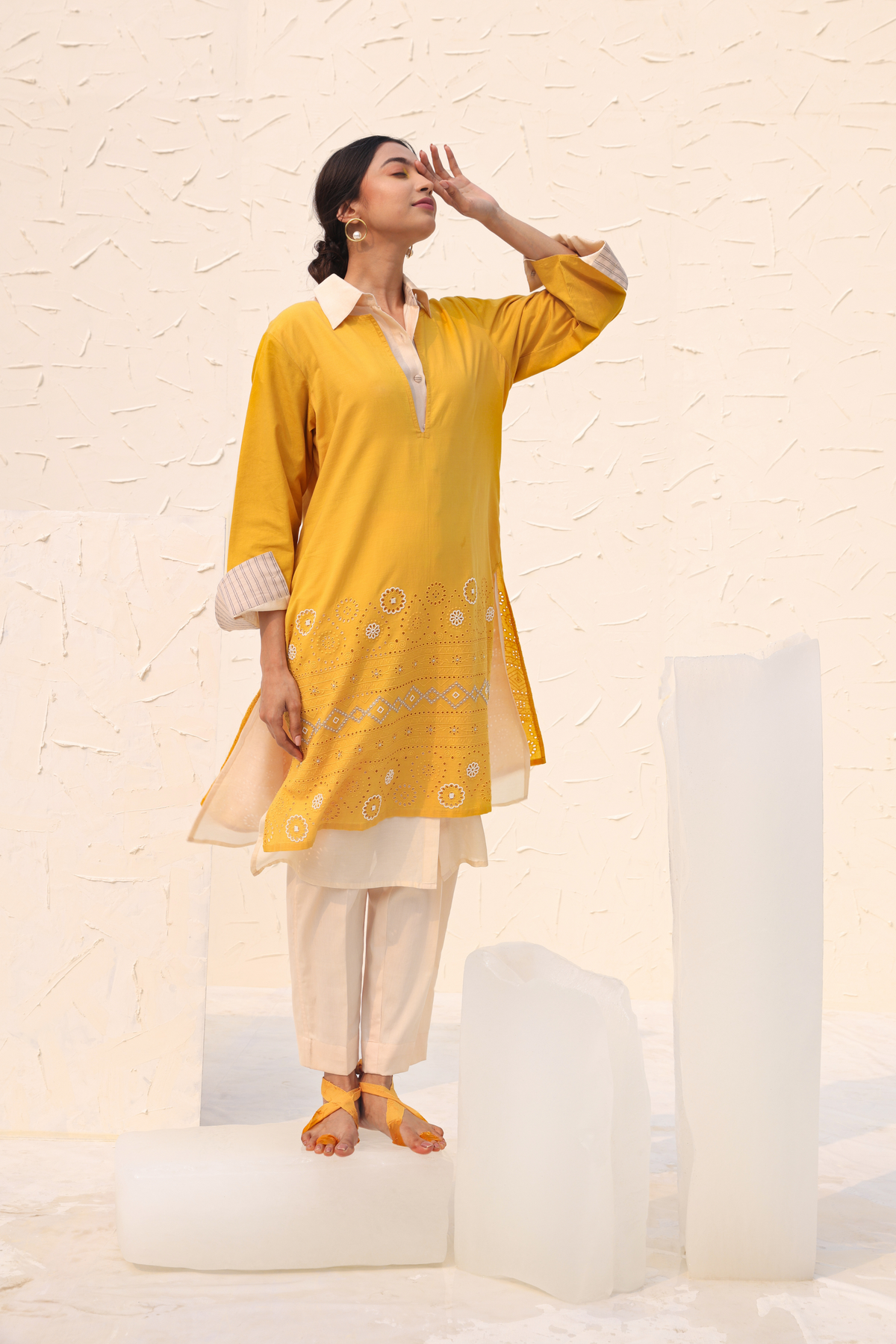 Dahlia Embroidered Kurta