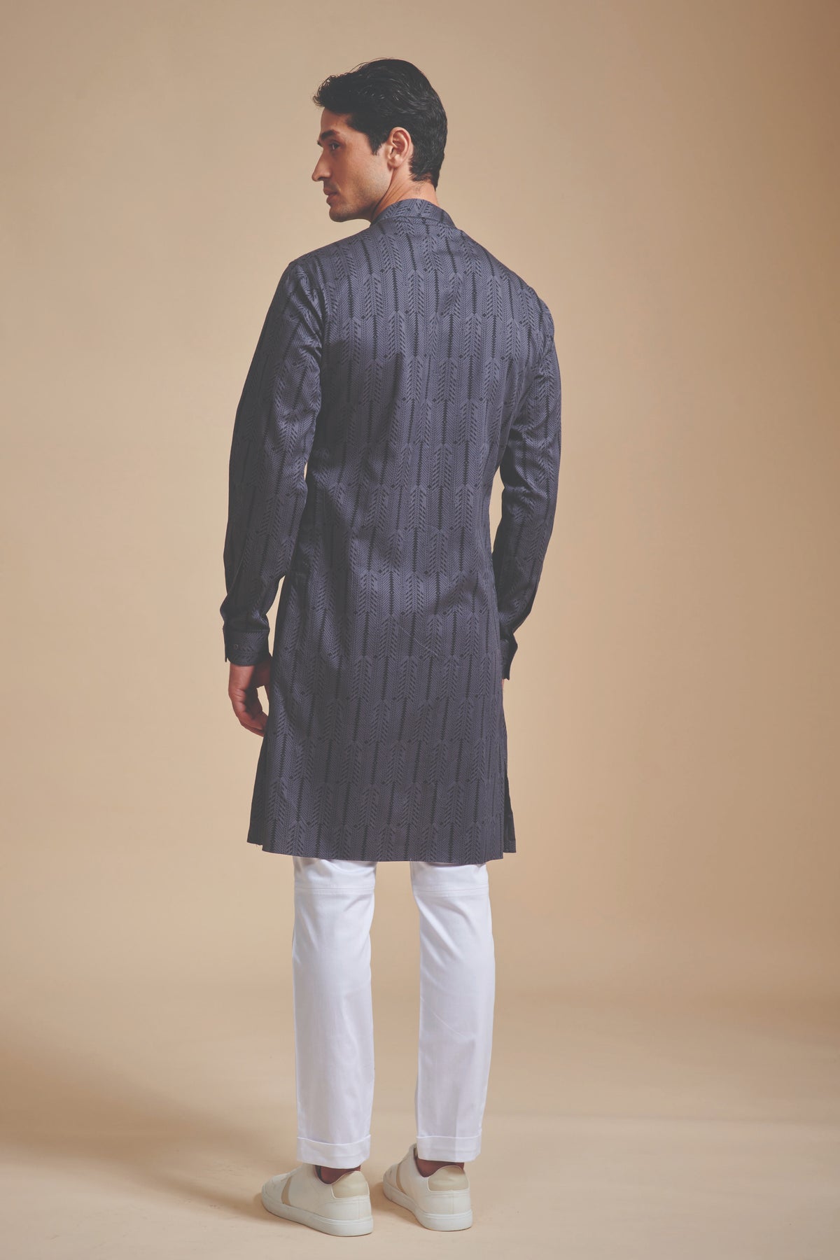 The Loop Button Cross Over Kurta