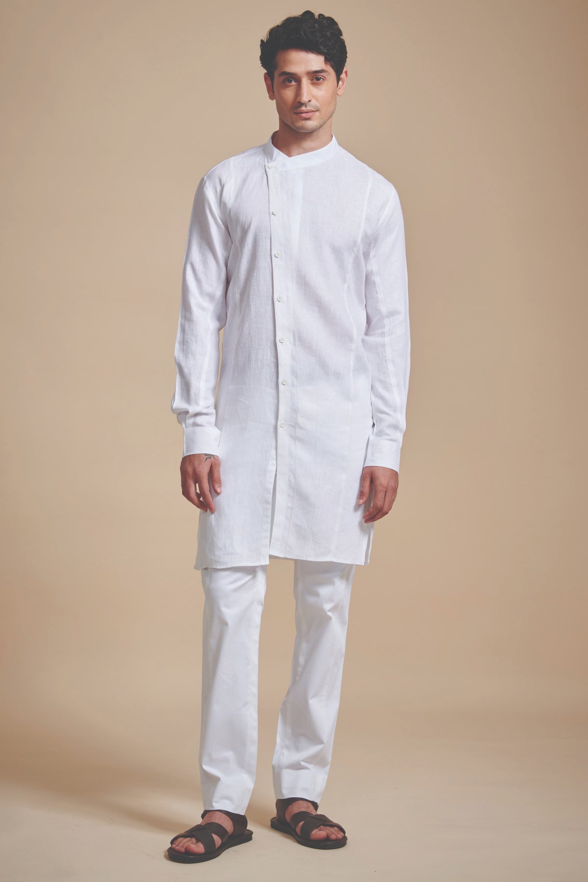 The Crossover Placket Shirt Kurta