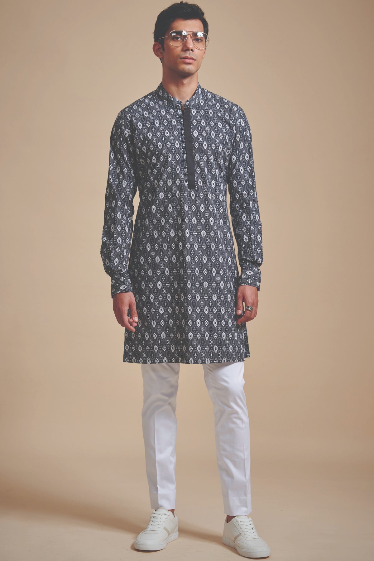 The Geomteric Printed Kurta