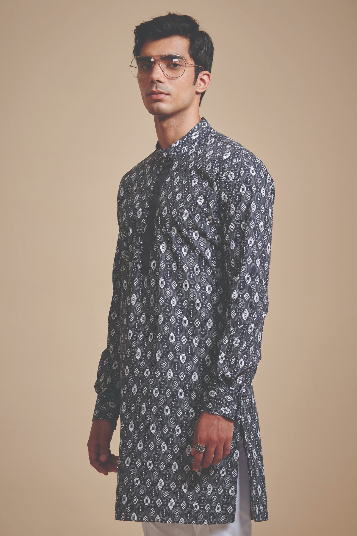 The Geomteric Printed Kurta