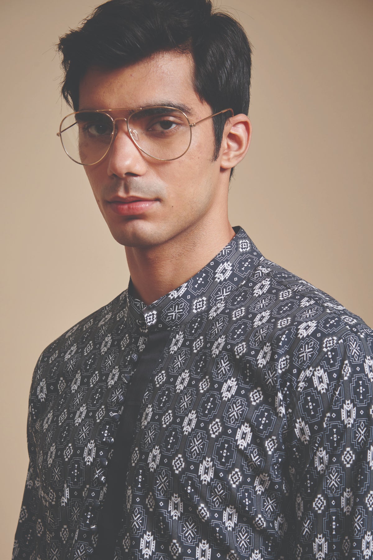 The Geomteric Printed Kurta