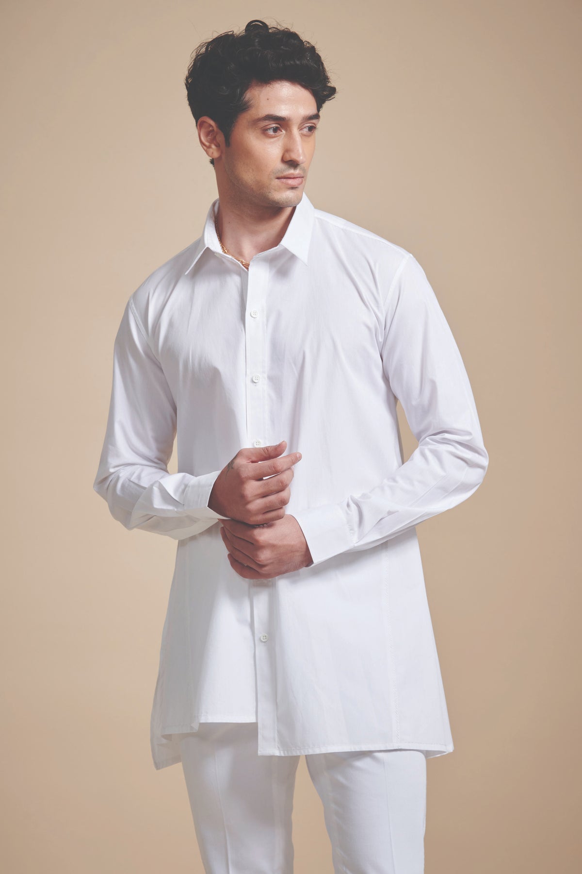 The Stylised Shirt Kurta Irregular