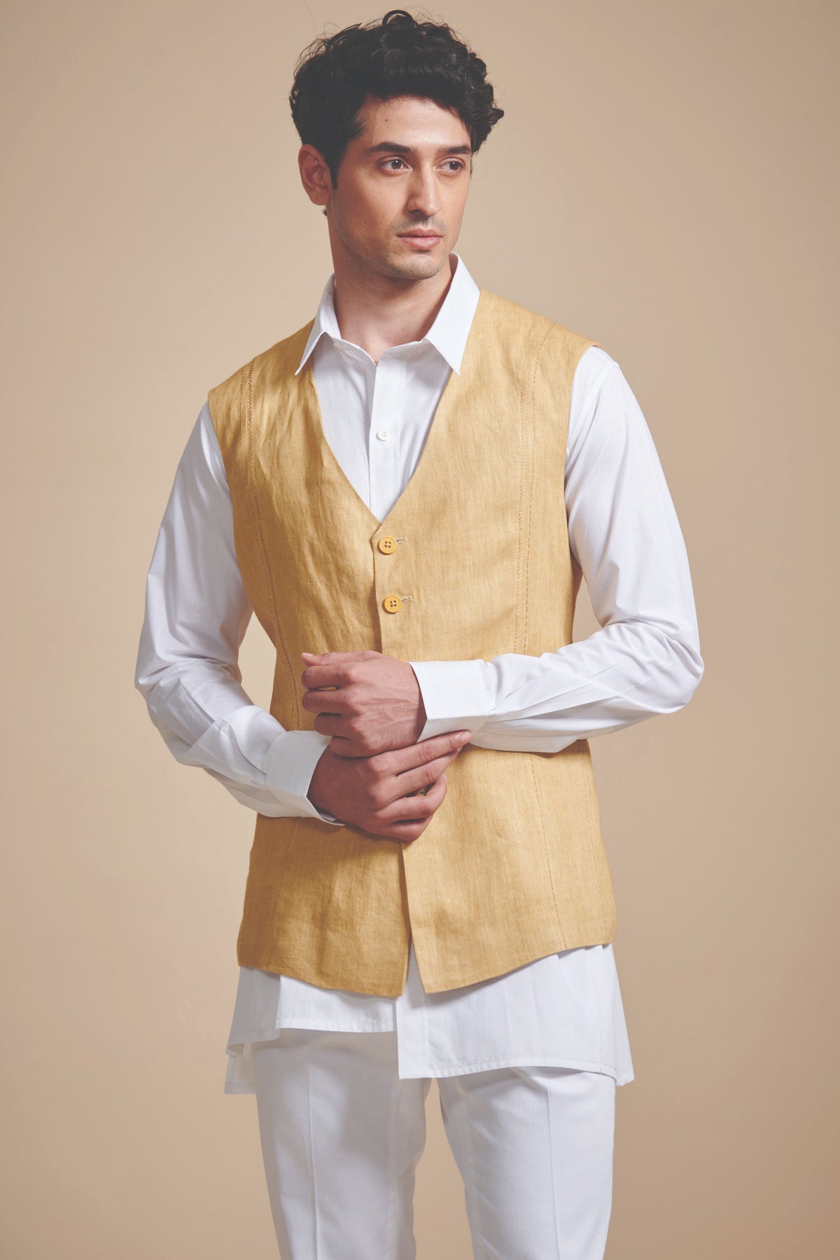 The V Neck Short Waistcoat