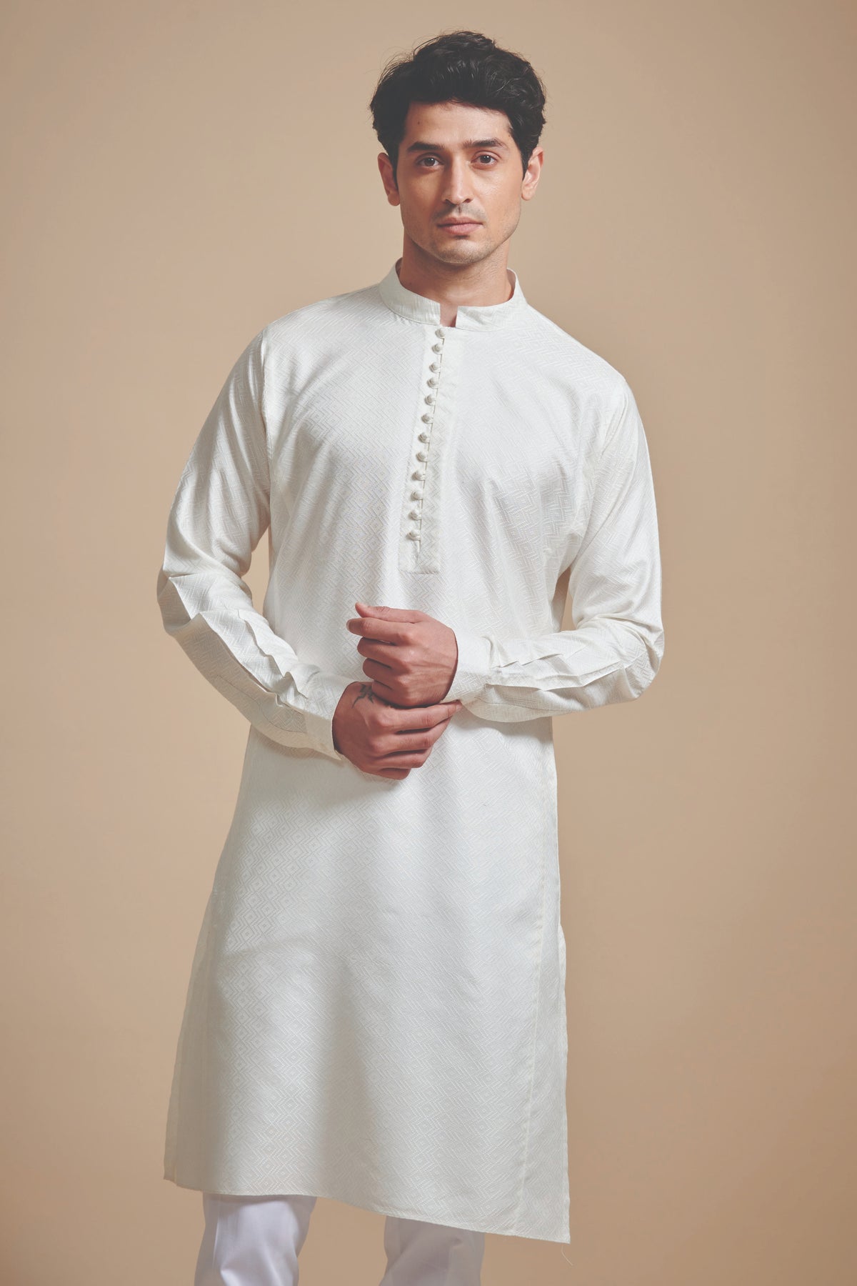 The Loop Button Kurta