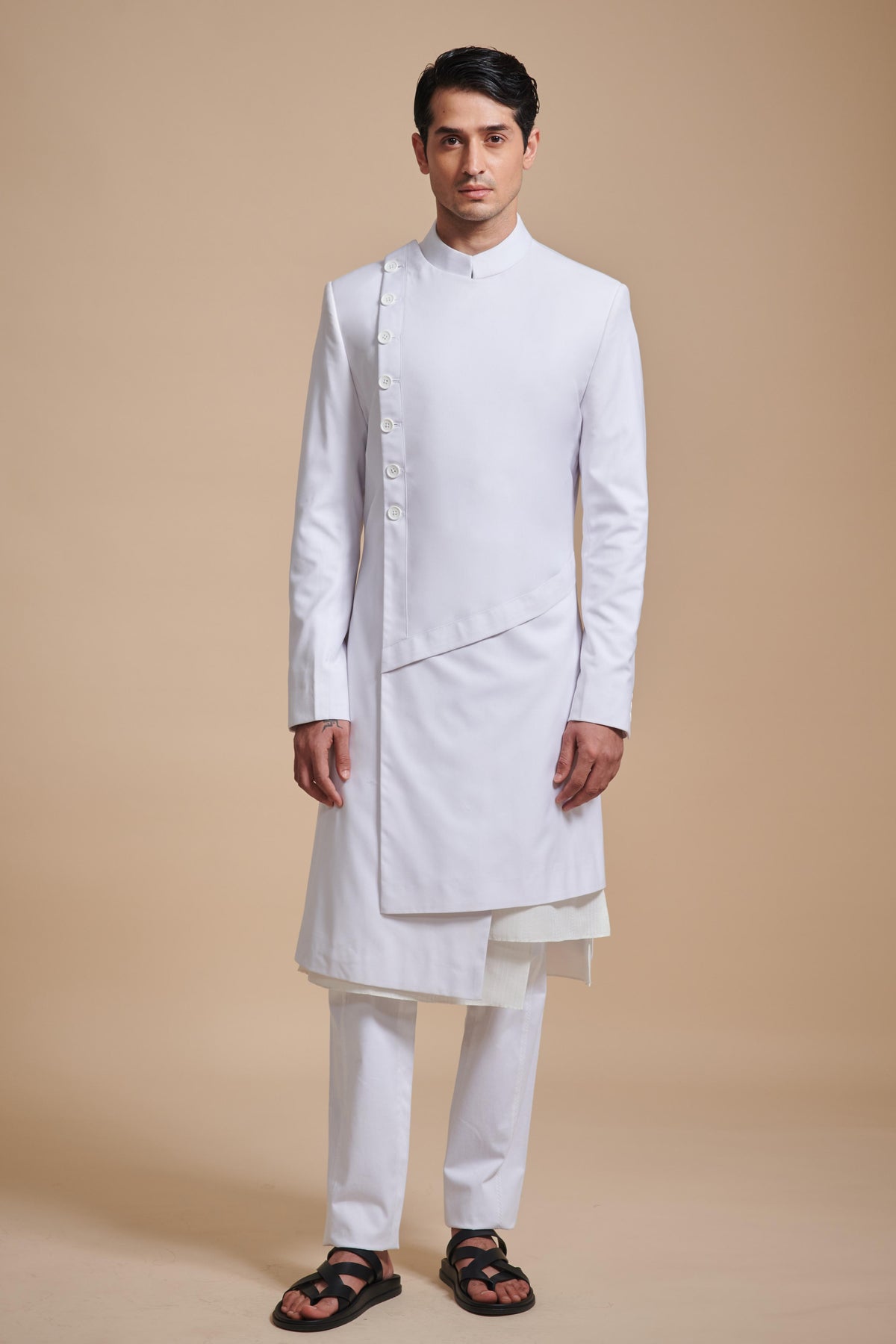 The Angular Achkan Kurta Look