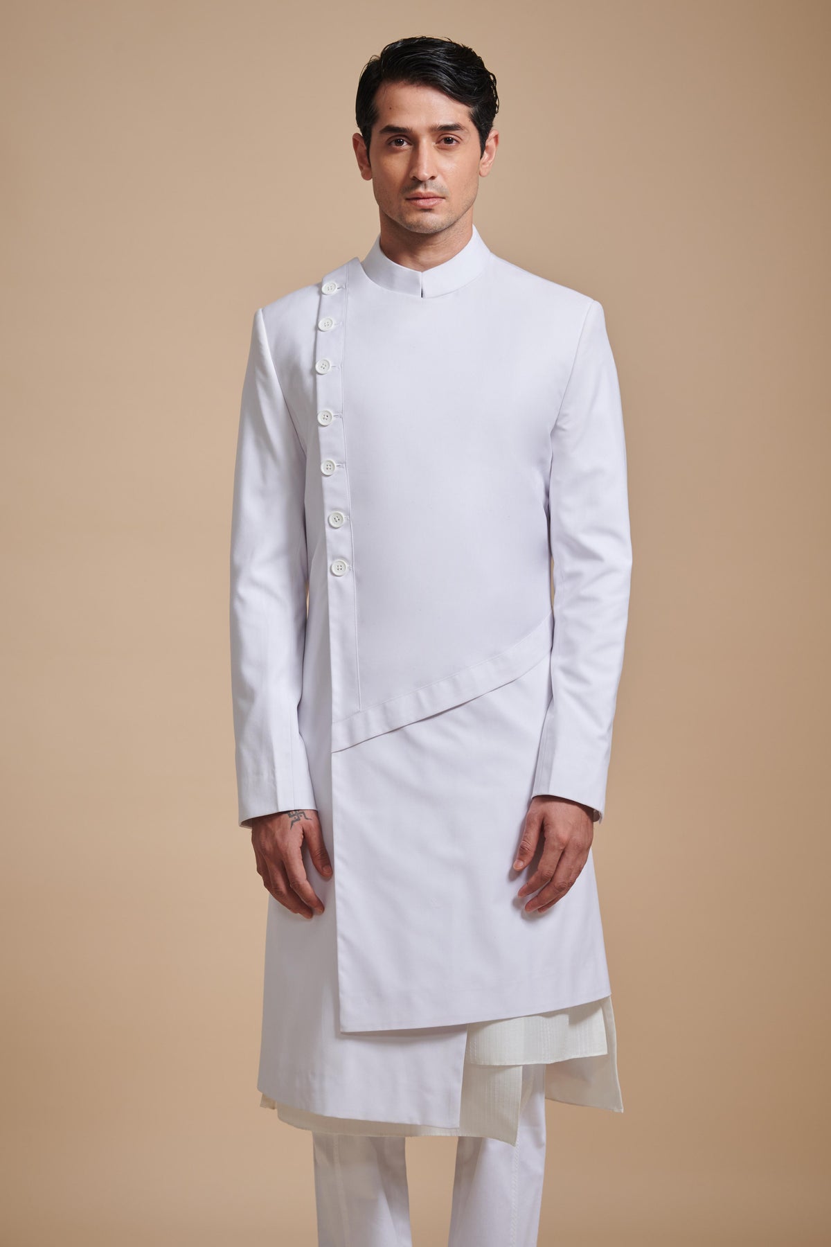 The Angular Achkan Kurta Look