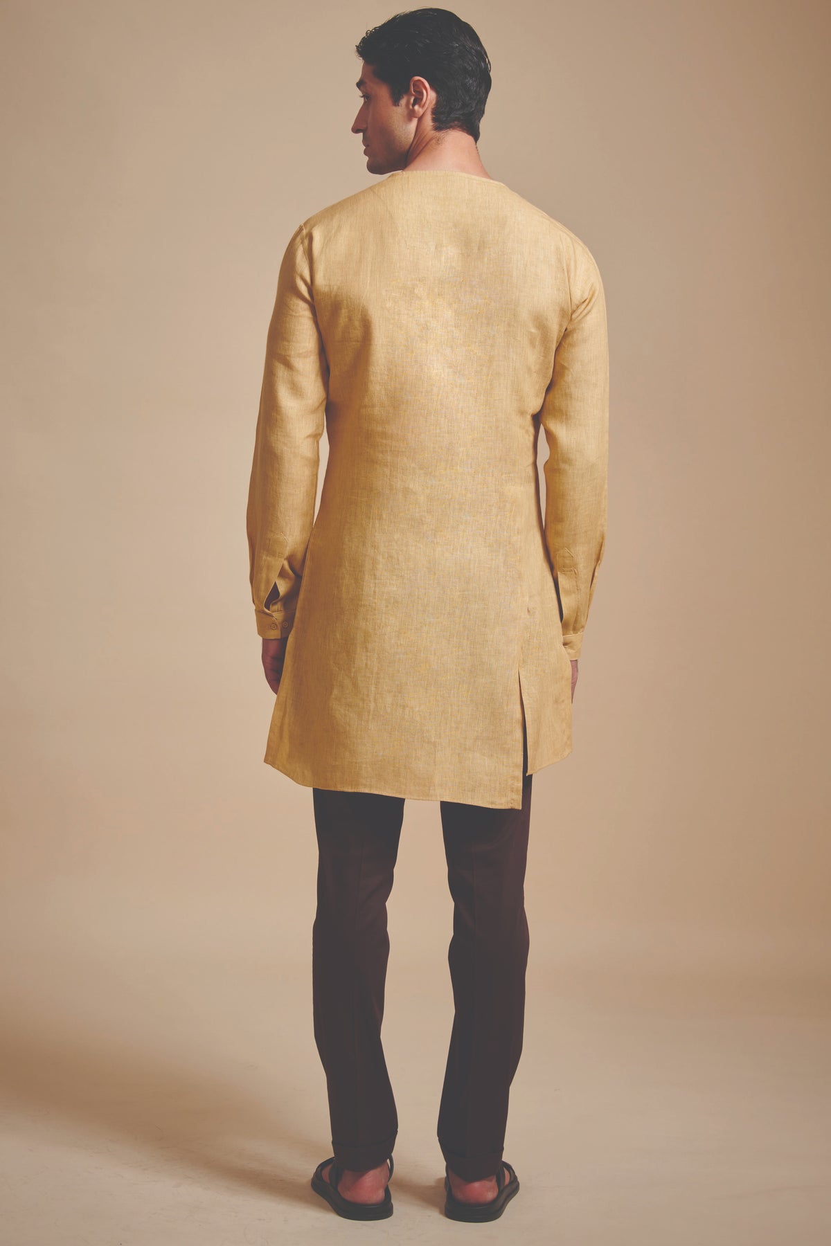 The Round Neck Flap Kurta