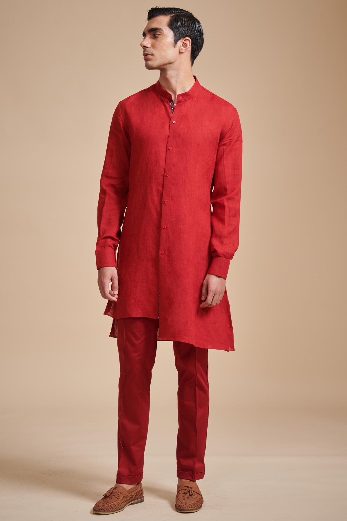 The Pintucked Yoke Short Kurta