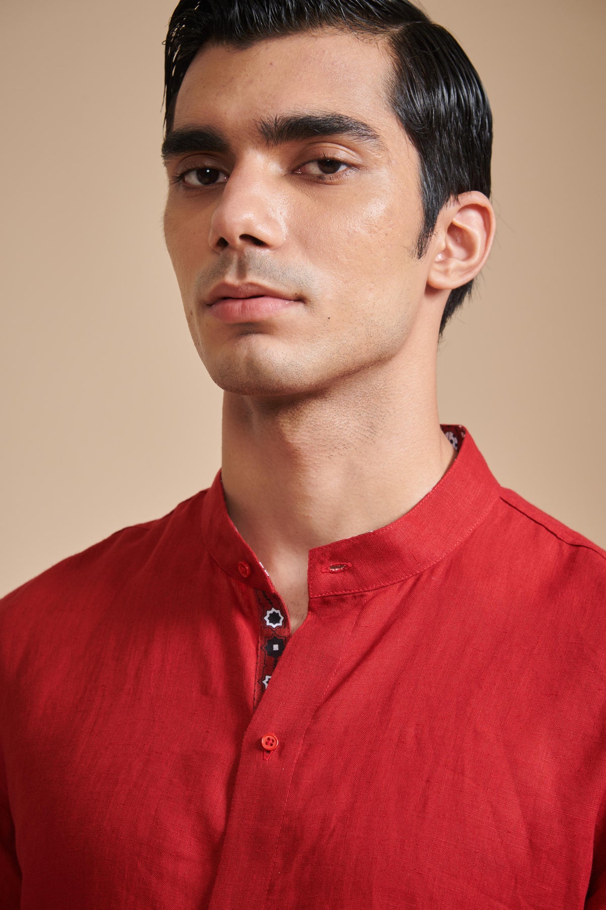 The Pintucked Yoke Short Kurta