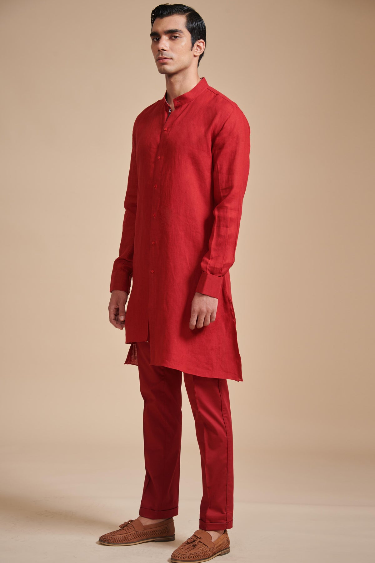 The Pintucked Yoke Short Kurta