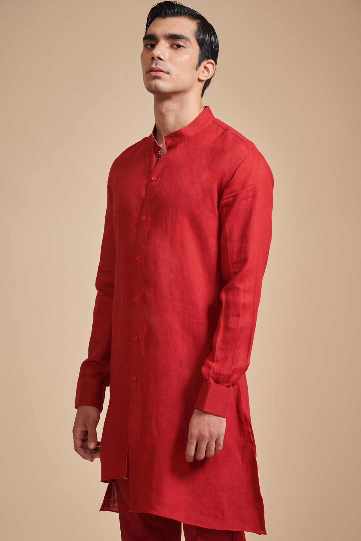 The Pintucked Yoke Short Kurta