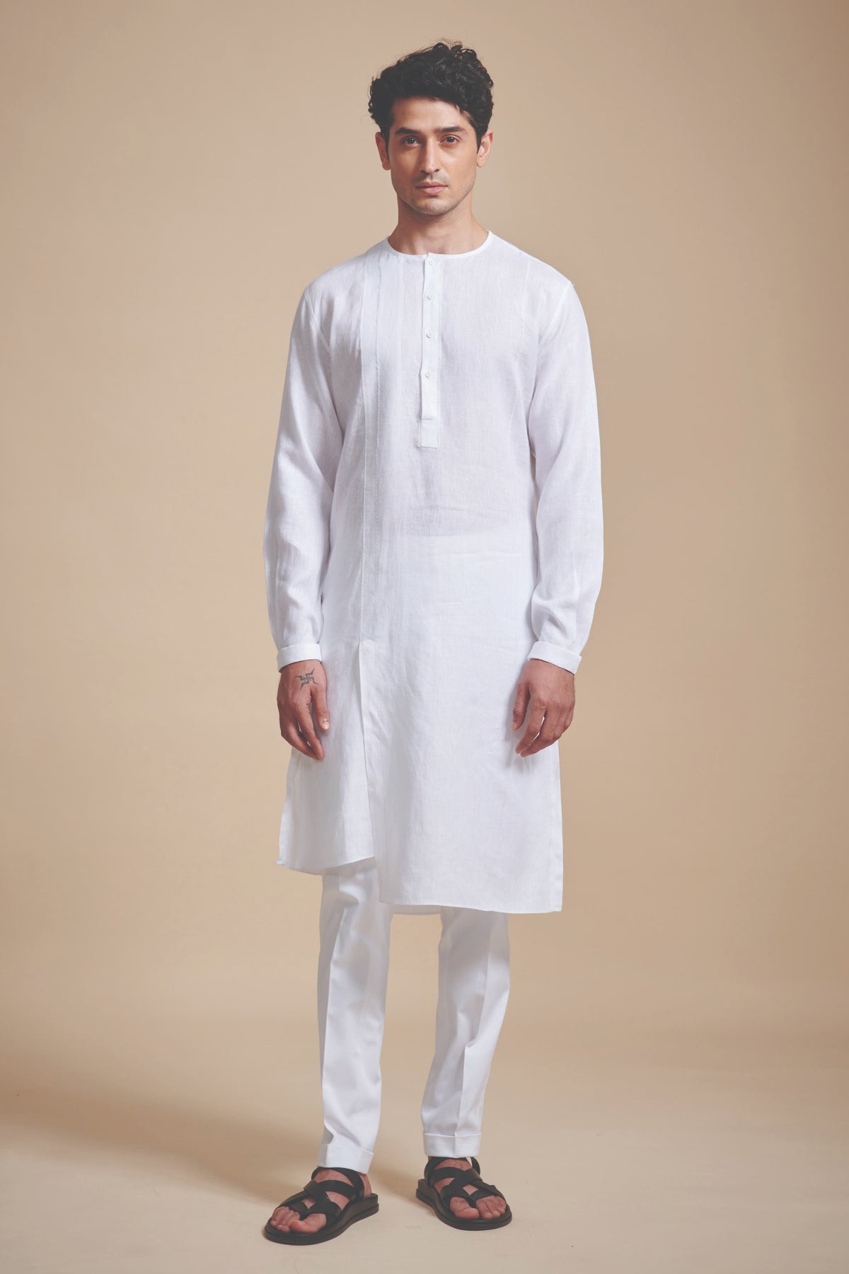 The Layered Round Neck Kurta