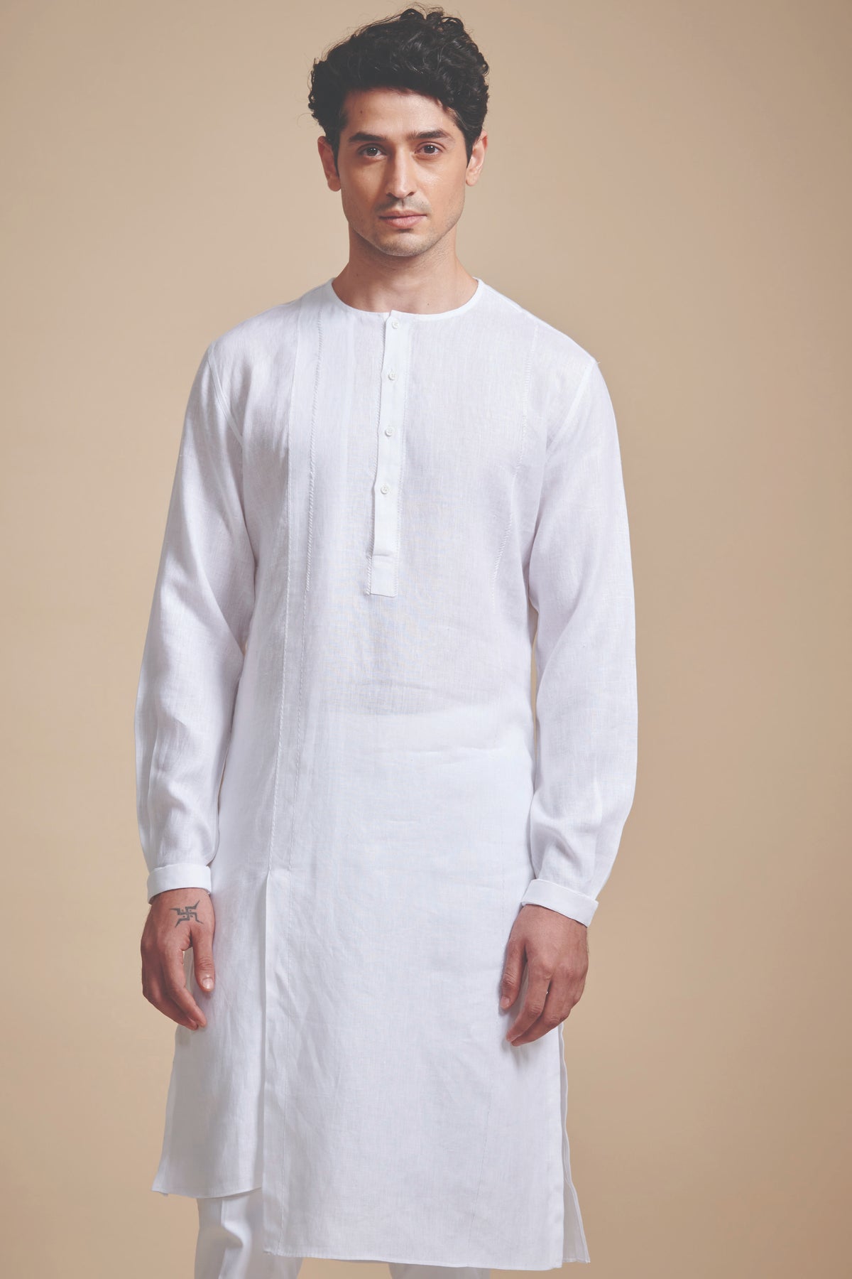 The Layered Round Neck Kurta