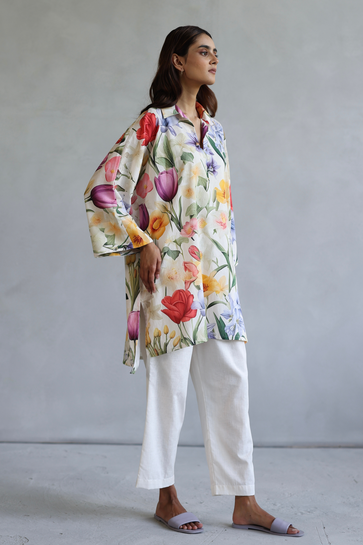 Multi Tulip Kaftan