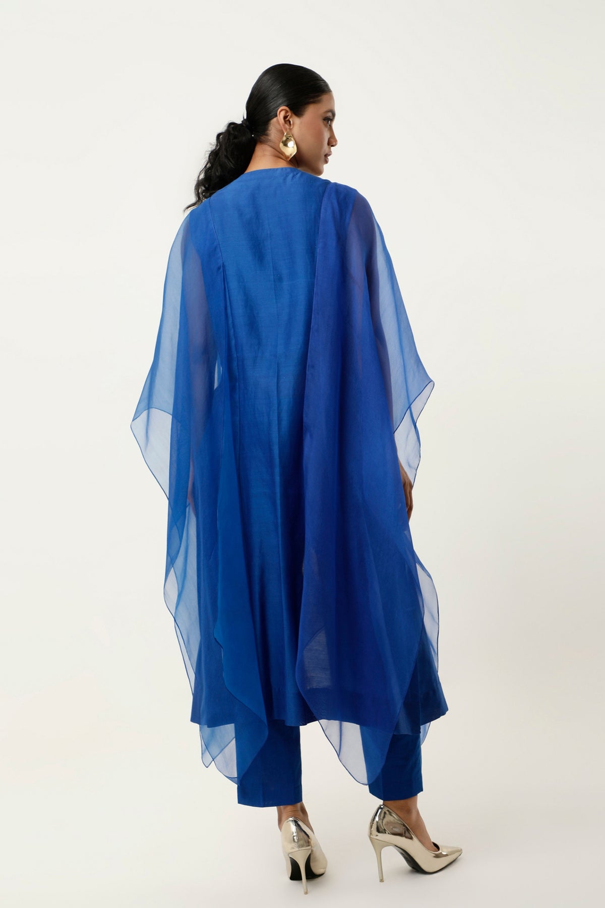 Cobalt Cape Kurta Set