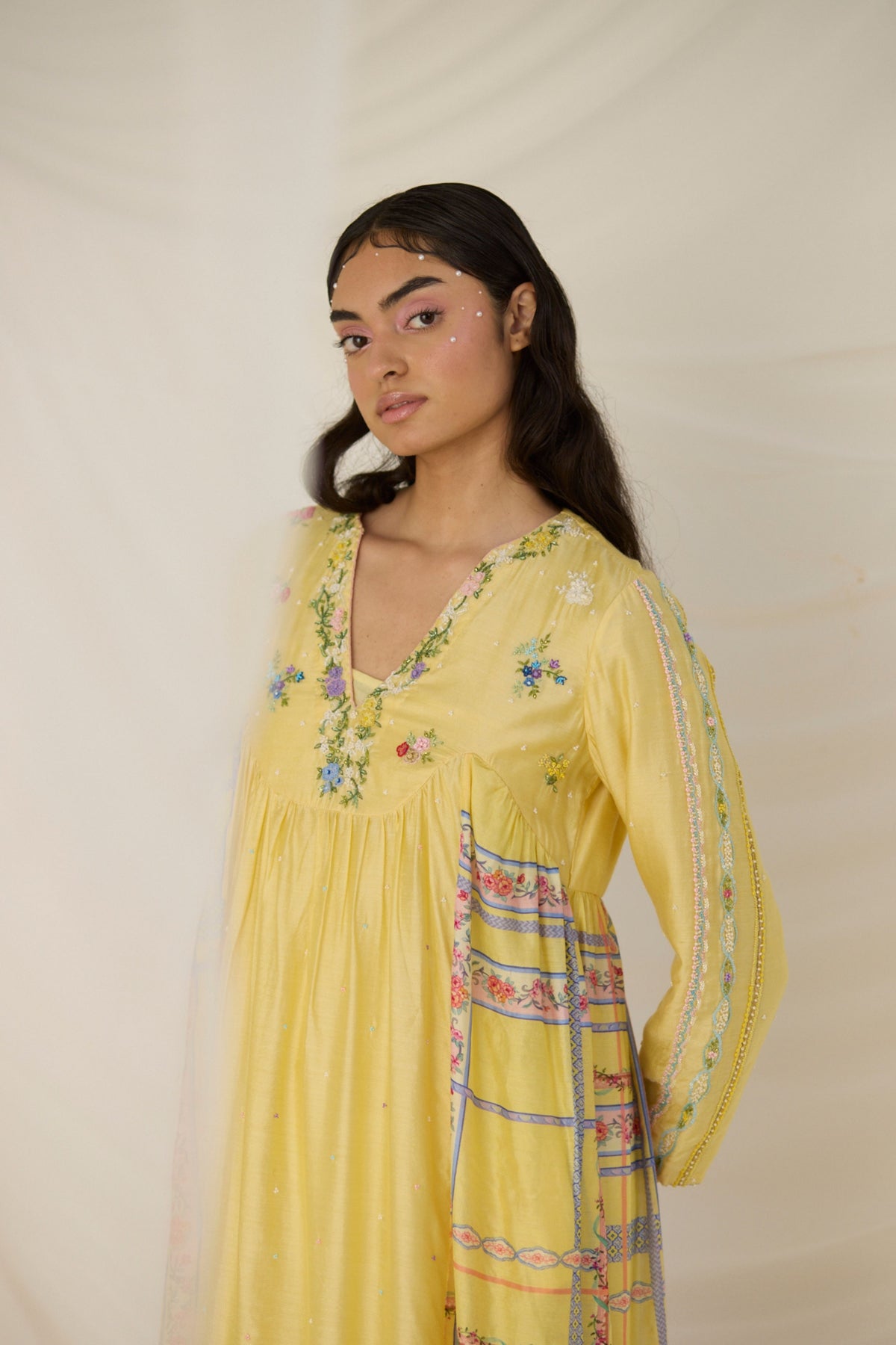 Citrine Gathered Dress