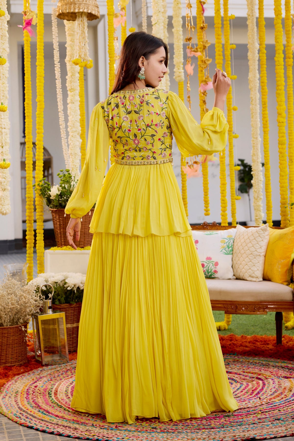 Yellow Lehenga Set