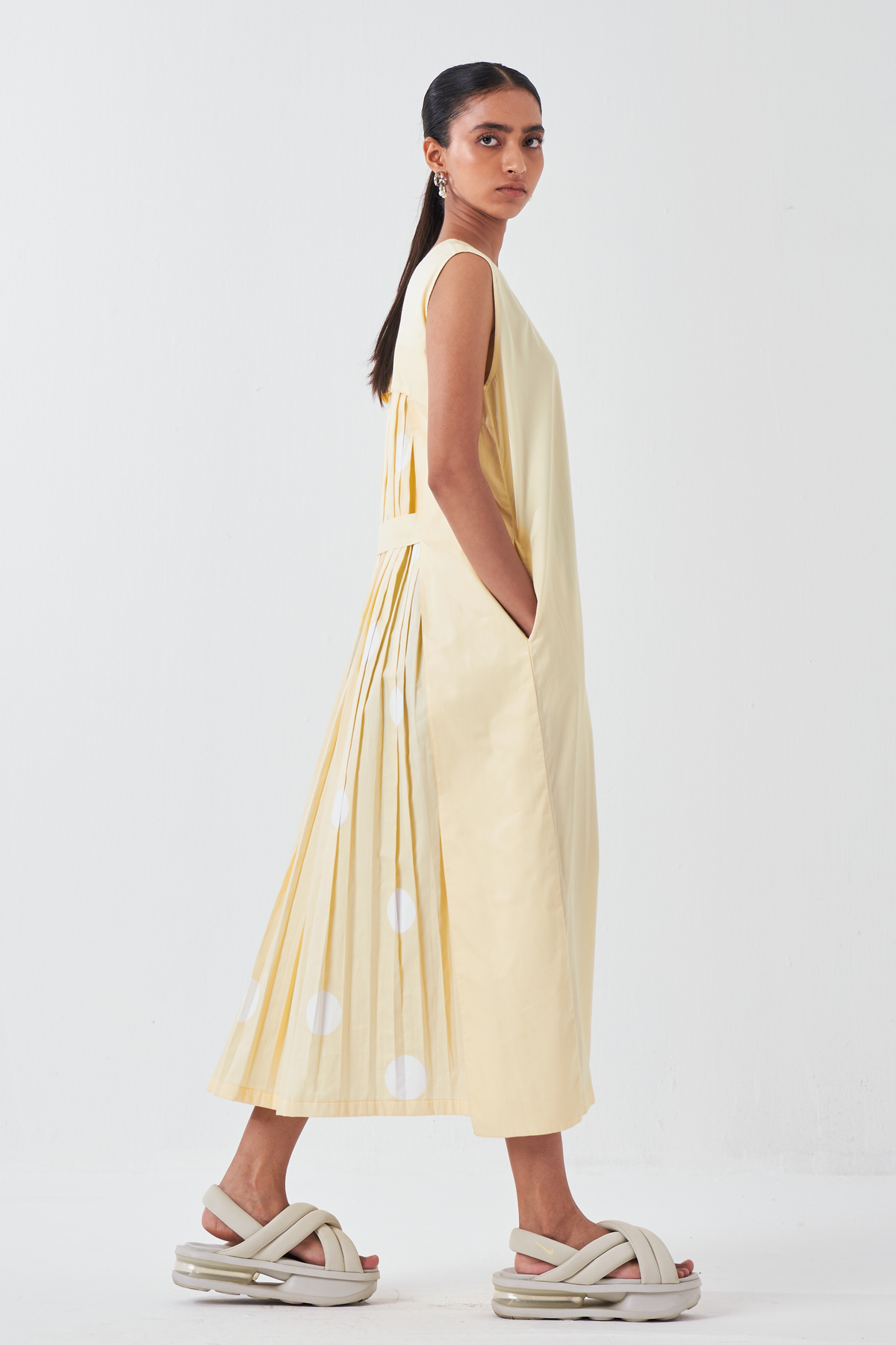 Butter Back Pleat Dress