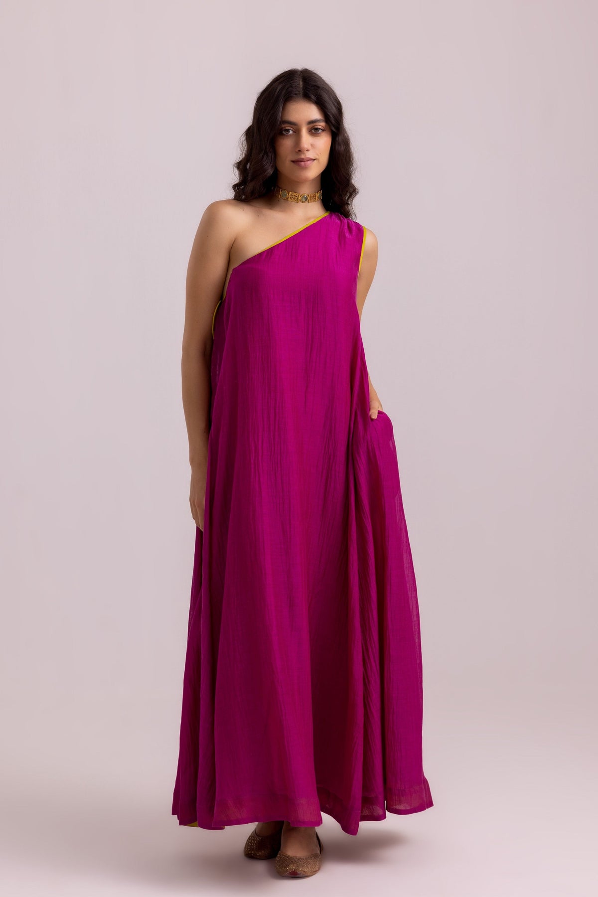 Isabella Magenta Dress