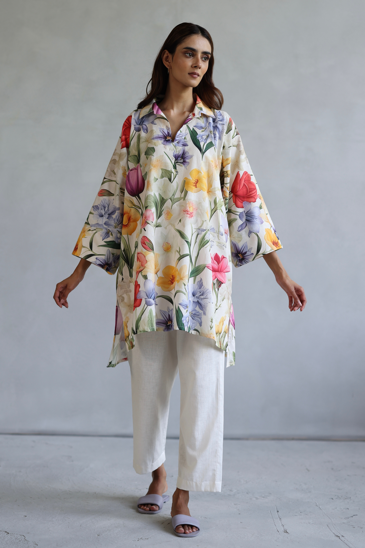 Multi Tulip Kaftan