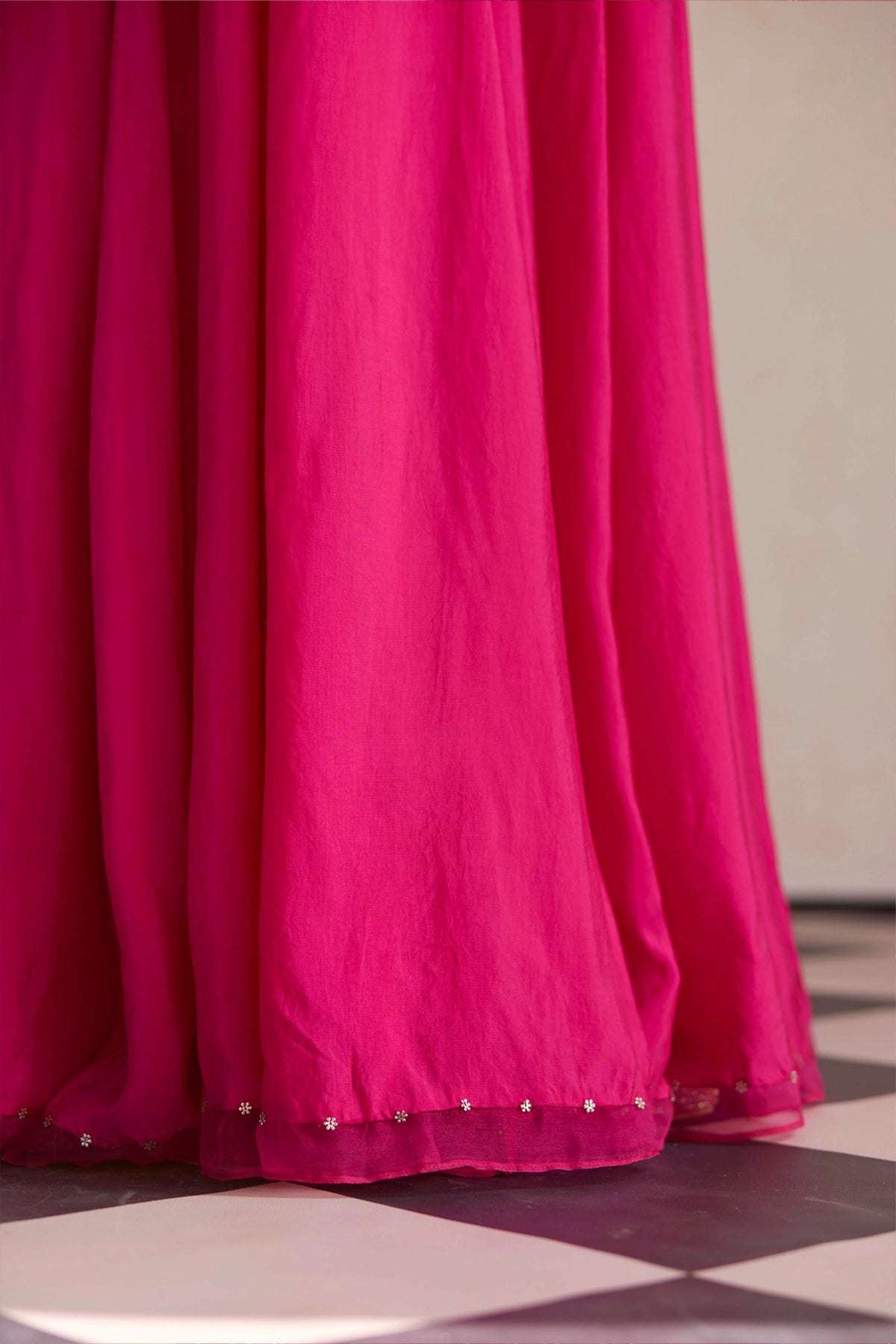 Hot Pink Sharara Set