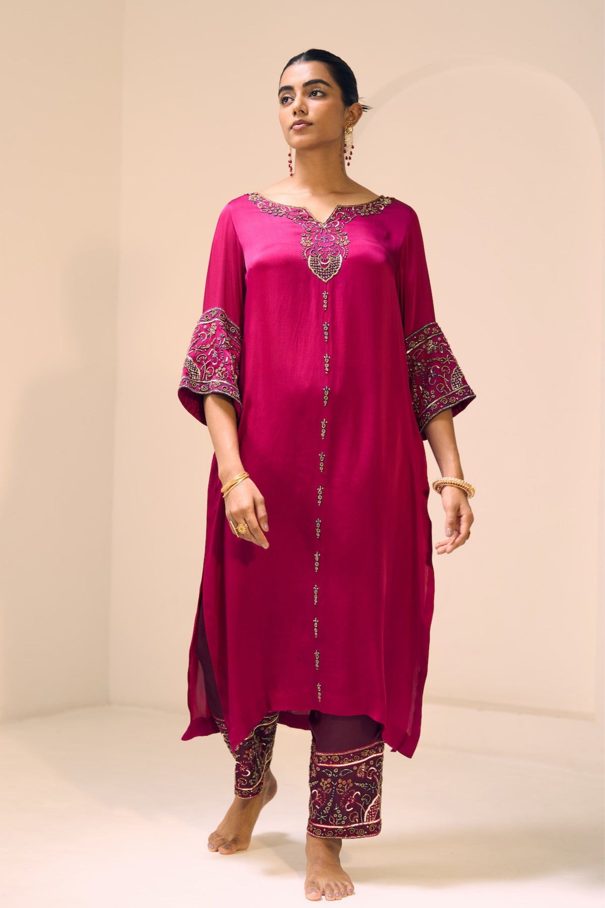 Pink Taara Kurta Set