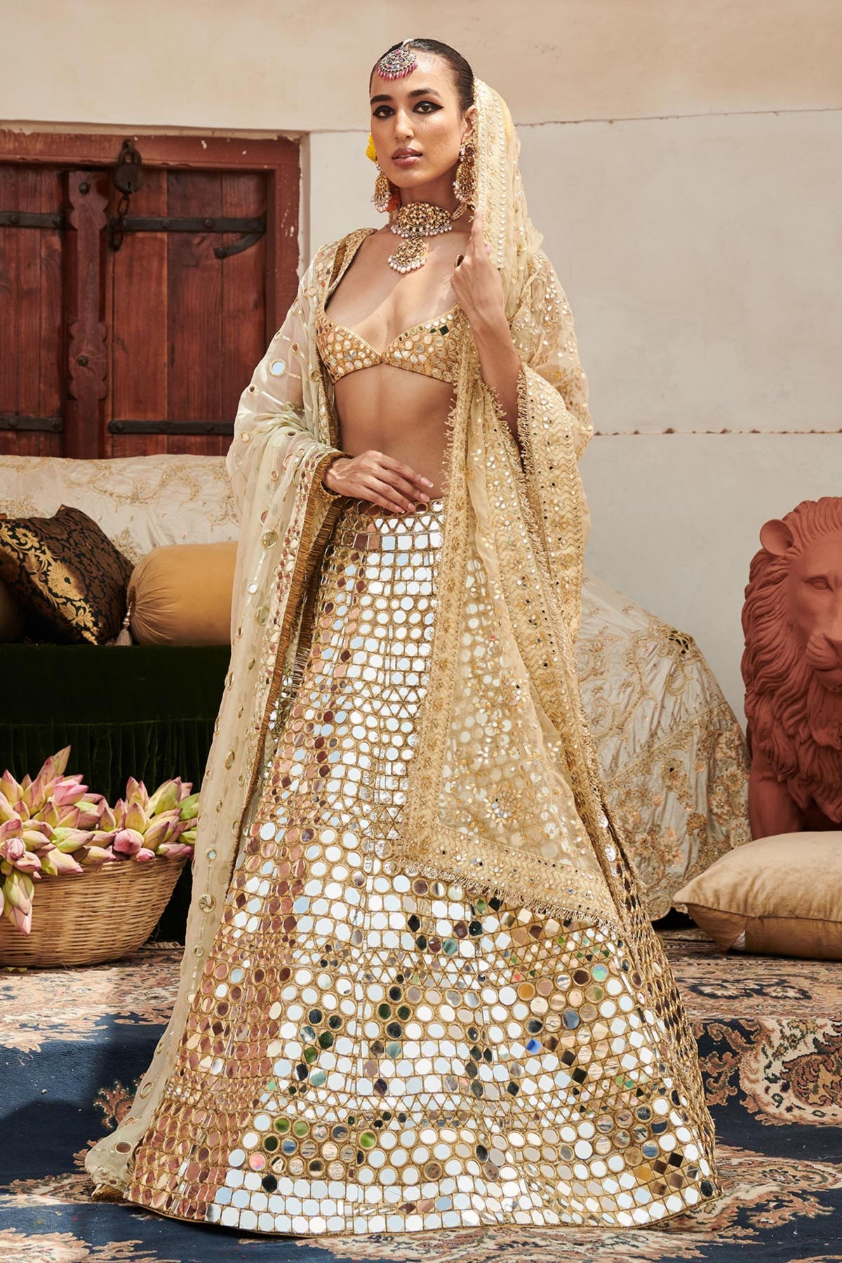 Sheesh Mahal Lehenga Set