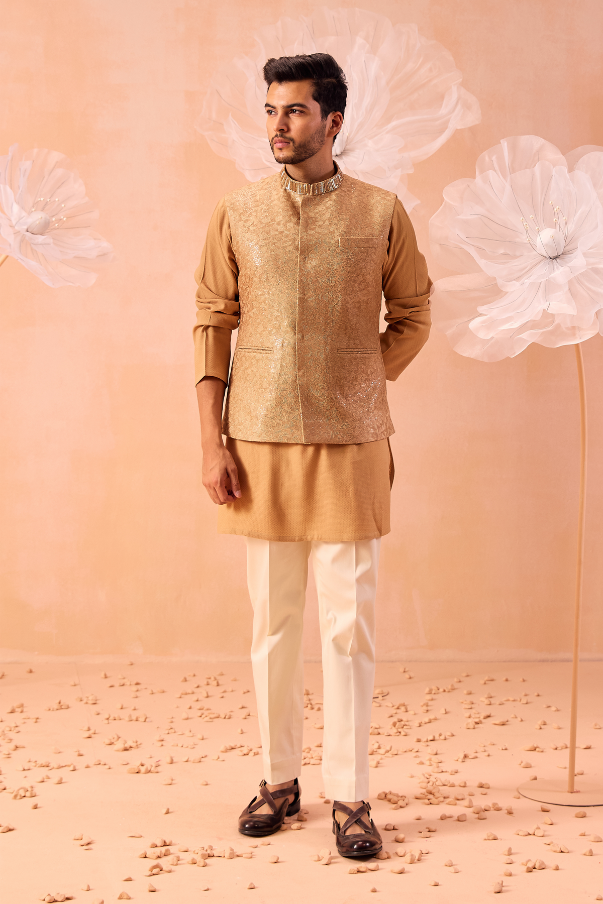 Khwaab Nehru Jacket Set