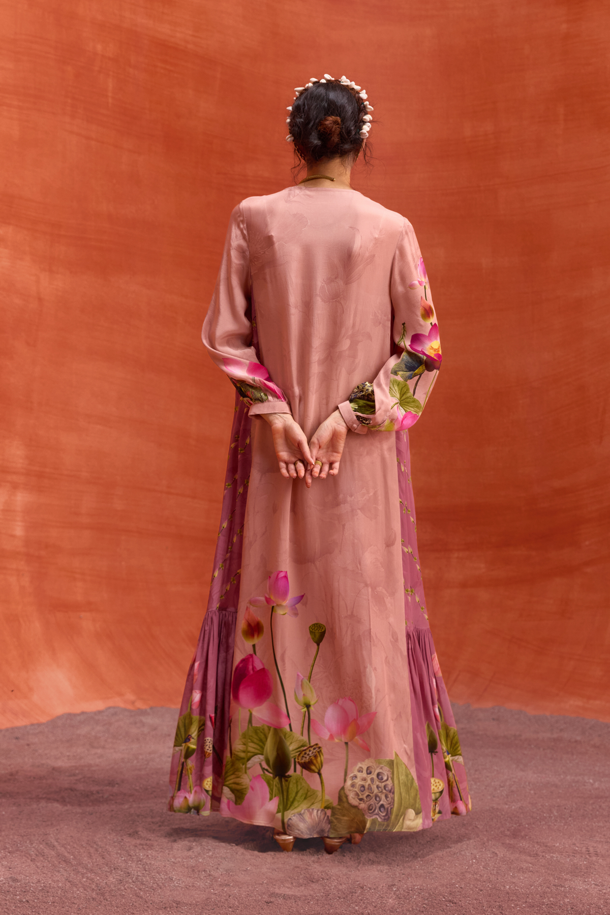 Dusty Pink Naira Jalabiya Dress