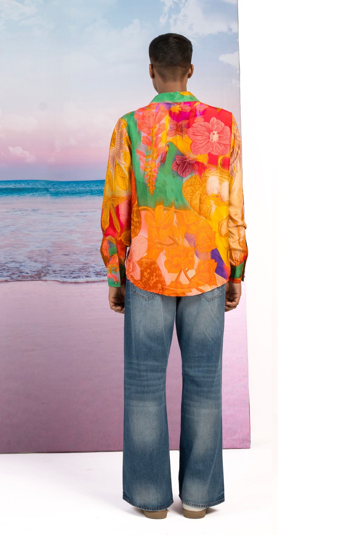 Sunset Lover Silk Shirts