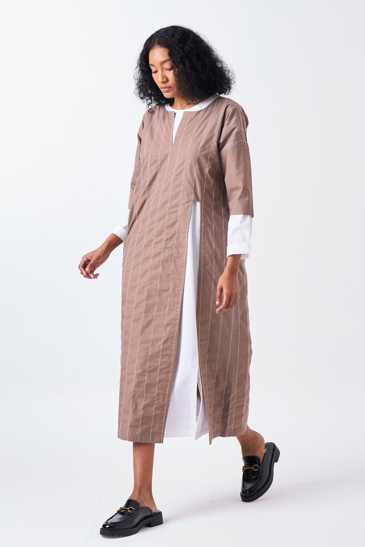 Front Slit Tunic Co-ord Set